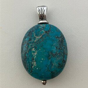 Turquoise 925 Sterling Silver Pendant